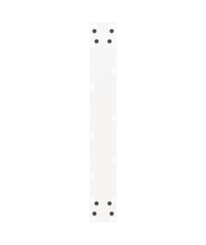 Picioare de masă de bar în formă de U, 2 buc., alb, 60x(90-91) cm, oțel - WOODBB2934