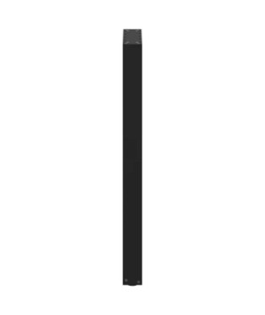 Picioare de masă de bar în formă de U, 2 buc., negru, 40x(100-101) cm, oțel - WOODBB2937
