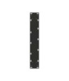 Picioare de masă de bar în formă de U, 2 buc., negru, 40x(100-101) cm, oțel - WOODBB2937