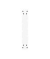 Picioare de masă de bar în formă de U, 2 buc., alb, 40 x (100-101) cm, oțel - WOODBB2948