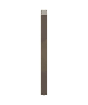 Picioare de masă de bar în formă de U, 2 buc., oțel natural, 40 x (100-101) cm - WOODBB2950