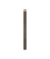 Picioare de masă de bar în formă de U, 2 buc., oțel natural, 40 x (100-101) cm - WOODBB2950