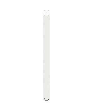 Picioare de masă de bar în formă de U, 2 buc., alb, 50x(100-101) cm, oțel - WOODBB2952