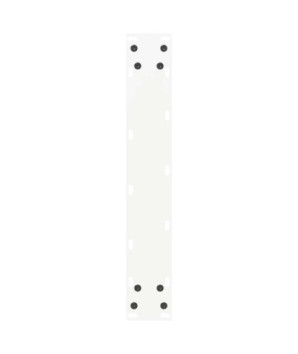 Picioare de masă de bar în formă de U, 2 buc., alb, 50x(100-101) cm, oțel - WOODBB2952