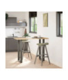 Picioare de masă de bar în formă de U, 2 buc., antracit, 50x(100-101) cm, oțel - WOODBB2953
