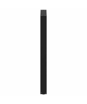 Picioare de masă de bar în formă de U, 2 buc., negru, 60 x (100-101) cm, oțel - WOODBB2955