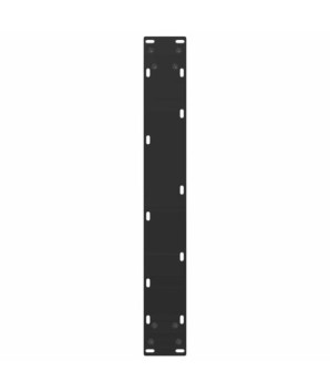 Picioare de masă de bar în formă de U, 2 buc., negru, 60 x (100-101) cm, oțel - WOODBB2955