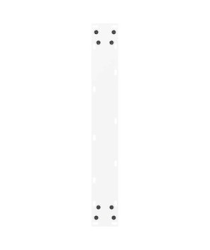 Picioare de masă de bar în formă de U, 2 buc., alb, 60 x (100-101) cm, oțel - WOODBB2956
