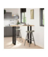 Picioare de masă de bar în formă de U, 2 buc., negru, 40x(110-111) cm, oțel - WOODBB2969 Picioare de masă de bar în formă de U, 2 buc., negru, 40x(110-111) cm, oțel - WOODBB2969
