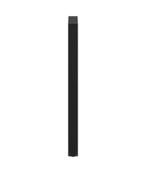 Picioare de masă de bar în formă de U, 2 buc., negru, 40x(110-111) cm, oțel - WOODBB2969