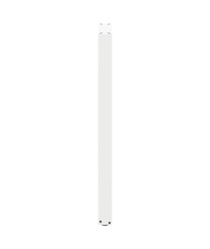Picioare de masă de bar în formă de U, 2 buc., alb, 40x(110-111) cm, oțel - WOODBB2970