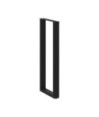 Picioare de masă de bar în formă de U, 2 buc., negru, 50x(110-111) cm, oțel - WOODBB2973 Picioare de masă de bar în formă de U, 2 buc., negru, 50x(110-111) cm, oțel - WOODBB2973