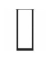 Picioare de masă de bar în formă de U, 2 buc., negru, 50x(110-111) cm, oțel - WOODBB2973 Picioare de masă de bar în formă de U, 2 buc., negru, 50x(110-111) cm, oțel - WOODBB2973