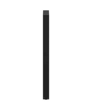 Picioare de masă de bar în formă de U, 2 buc., negru, 50x(110-111) cm, oțel - WOODBB2973