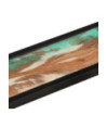 Rafturi de perete 2buc. 110x17x17cm lemn reciclat și fier - WOODBB313
