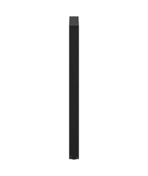 Picioare de masă de bar în formă de U, 2 buc., negru, 60 x (110-111) cm, oțel - WOODBB2976