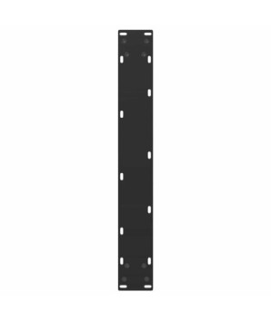 Picioare de masă de bar în formă de U, 2 buc., negru, 60 x (110-111) cm, oțel - WOODBB2976