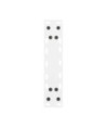 Picioare masă consolă, albe, 2 buc., 28x(72-73) cm, oțel - WOODBB2990