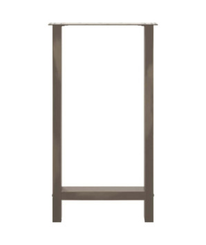 Picioare de masă de bar, oțel natural, 2 buc., 50x(90-91) cm, oțel - WOODBB3010