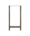 Picioare de masă de bar, oțel natural, 2 buc., 50x(90-91) cm, oțel - WOODBB3010