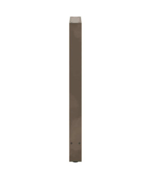 Picioare de masă de bar, oțel natural, 2 buc., 50x(90-91) cm, oțel - WOODBB3010