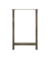 Picioare de masă de bar, oțel natural, 2 buc., 60x(90-91) cm, oțel - WOODBB3013