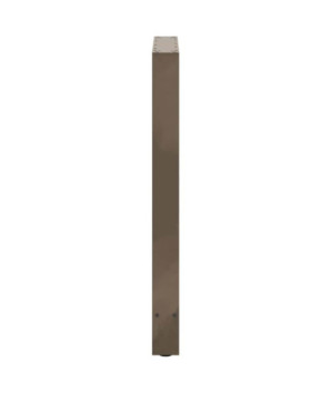 Picioare de masă de bar, oțel natural, 2 buc., 60x(90-91) cm, oțel - WOODBB3013