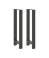 Picioare de masă de bar antracit, 2 buc., 40x(100-101) cm, oțel - WOODBB3016 Picioare de masă de bar antracit, 2 buc., 40x(100-101) cm, oțel - WOODBB3016