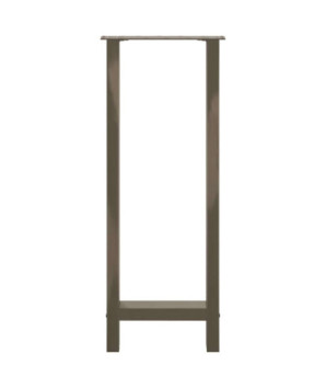 Picioare de masă de bar, oțel natural, 2 buc., 50x(100-101) cm - WOODBB3020