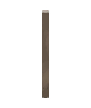 Picioare de masă de bar, oțel natural, 2 buc., 50x(100-101) cm - WOODBB3020