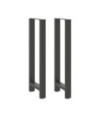 Picioare de masă de bar antracit, 2 buc., 40x(110-111) cm, oțel - WOODBB3024 Picioare de masă de bar antracit, 2 buc., 40x(110-111) cm, oțel - WOODBB3024
