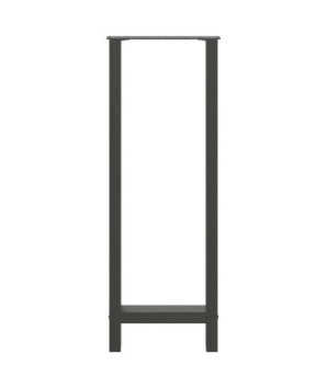 Picioare de masă de bar antracit, 2 buc., 40x(110-111) cm, oțel - WOODBB3024