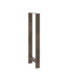 Picioare de masă de bar, oțel natural, 2 buc., 50x(110-111) cm, oțel - WOODBB3028