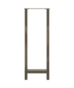 Picioare de masă de bar, oțel natural, 2 buc., 50x(110-111) cm, oțel - WOODBB3028