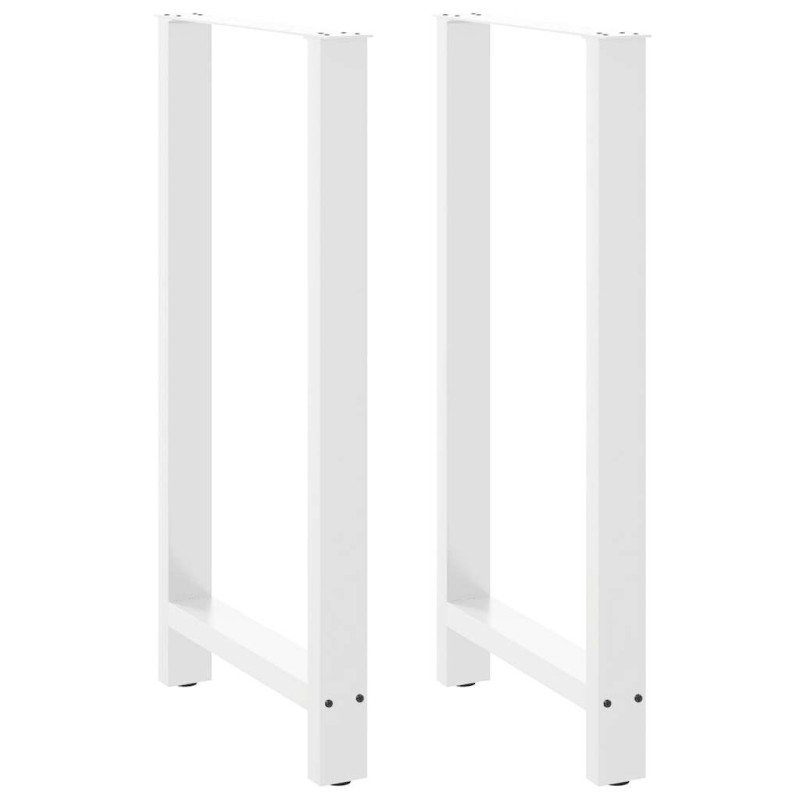 Picioare de masă de bar, albe, 2 buc., 60x(110-111) cm, oțel - WOODBB3030 Picioare de masă de bar, albe, 2 buc., 60x(110-111) cm, oțel - WOODBB3030