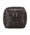 Fotoliu puf, negru, 40 x 40 x 40 cm, piele naturală de capră - WOODBB3032 Fotoliu puf, negru, 40 x 40 x 40 cm, piele naturală de capră - WOODBB3032