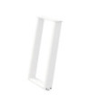 Picioare de masă în formă de U, 2 buc., alb, 50x(72-73) cm, oțel - WOODBB3047