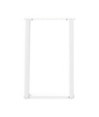 Picioare de masă în formă de U, 2 buc., alb, 50x(72-73) cm, oțel - WOODBB3047