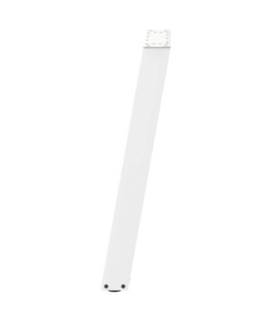 Picioare de masă în formă de U, 2 buc., alb, 50x(72-73) cm, oțel - WOODBB3047