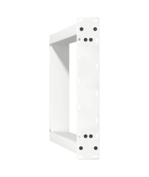 Picioare de masă în formă de U, 2 buc., alb, 50x(72-73) cm, oțel - WOODBB3047