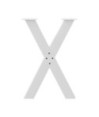 Picioare de masă în formă de X, 2 buc., alb, 60x(72-73) cm, oțel - WOODBB3052 Picioare de masă în formă de X, 2 buc., alb, 60x(72-73) cm, oțel - WOODBB3052
