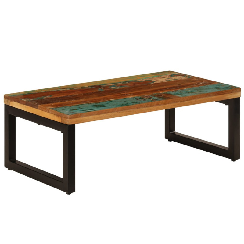 Măsuță cafea elegantă, din lemn masiv reciclat, dreptunghiulară, 100x50x35 cm, handmade Măsuță cafea elegantă, din lemn masiv reciclat, dreptunghiulară, 100x50x35 cm, handmade