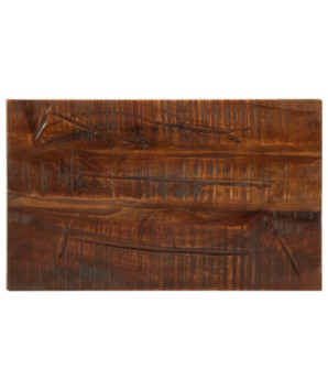 Blat masă rustic din lemn masiv reciclat, dreptunghiulară, 40 x 20 x 3,8 cm, handmade