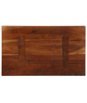 Blat masă rustic din lemn masiv reciclat, dreptunghiulară, 50 x 20 x 3,8 cm, handmade