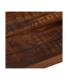 Blat masă rustic din lemn masiv reciclat, dreptunghiulară, 60x20x3,8 cm, handmade