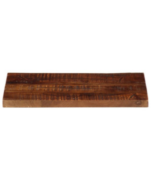 Blat de masă, 50x30x3,8 cm, dreptunghiular, lemn reciclat, cu aspect rustic - WOODBB3110