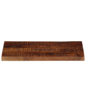 Blat de masă, 60x30x3,8 cm, dreptunghiular, lemn reciclat, cu aspect rustic - WOODBB3111