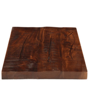 Blat de masă, 60x30x3,8 cm, dreptunghiular, lemn reciclat, cu aspect rustic - WOODBB3111