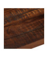 Blat de masă, 60x30x3,8 cm, dreptunghiular, lemn reciclat, cu aspect rustic - WOODBB3111 Blat de masă, 60x30x3,8 cm, dreptunghiular, lemn reciclat, cu aspect rustic - WOODBB3111