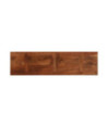 Blat de masă, 110x30x3,8cm, dreptunghiular, lemn reciclat, cu aspect rustic - WOODBB3114